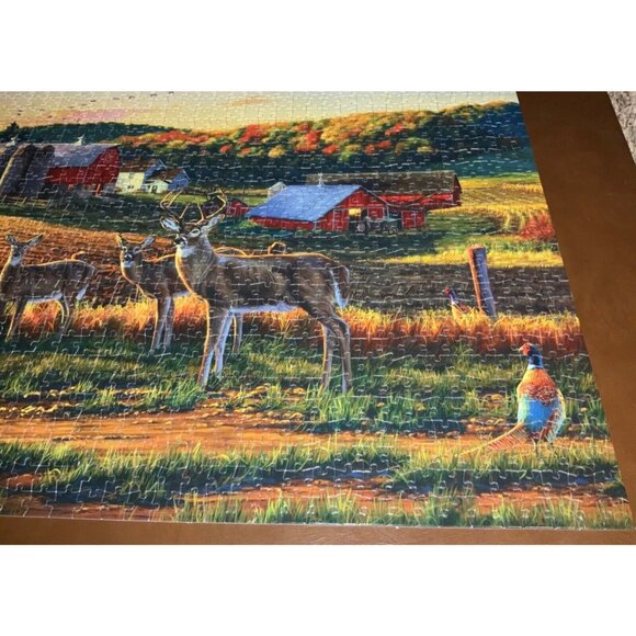 Darrell Bush Harvest Time 1000-Piece Jigsaw Puzzle By Buffalo Games - Picture 9 of 10